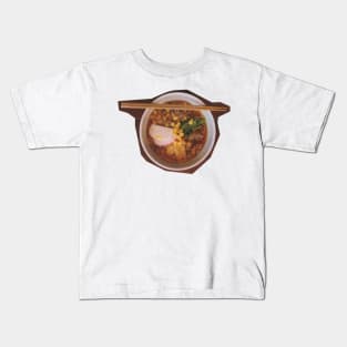 Ramen Cup Photo Art Kids T-Shirt